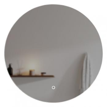 Зеркало MIXLINE "Саванна-Лайт" D500 сенсорный выкл., светодиодная открытая подсветка