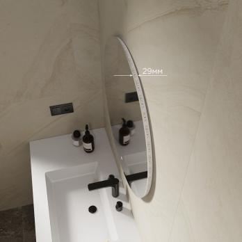 Зеркало MIXLINE "Саванна" D770 сенсорный выключатель, светодиодная подсветка