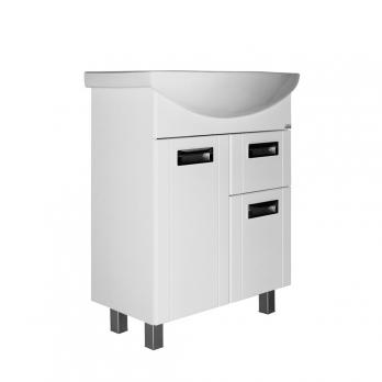 Тумба д/ванной "АЛЬФА-65" под раковину Best-65 (Sanita Lux) (ПВХ)