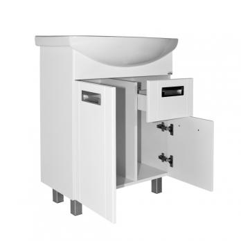 Тумба д/ванной "АЛЬФА-65" под раковину Best-65 (Sanita Lux) (ПВХ)
