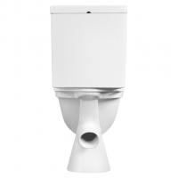 Унитаз-компакт "Уно" эконом (кос.в,ниж.под,2-реж.арм Вымпел,полип/лифт сид. пл. креп.) (Santek)