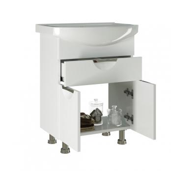 Тумба д/ванной "ЭТЬЕН-65" под раковину  "Best-65 (Sanita Lux) (ПВХ)