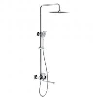 Душевая система 35k F2461 FRAP лейка "Тропич. душ" (квадрат, хром, латунь)