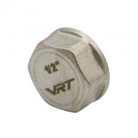 Заглушка 1/2'' вн  VRT® никель