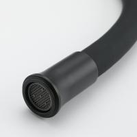 Смеситель для кухни 35к F40994-6 FRAP (гибкий излив, п/гайку, ЧЕРНЫЙ, нерж.сталь)