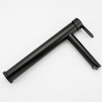 Смеситель для раковины 35к F10801-62 FRAP (высокий, литой, п/гайку, ЧЕРНЫЙ, нерж.сталь)