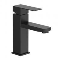 Смеситель для раковины 35к F10802-6 FRAP (литой, п/гайку, ЧЕРНЫЙ, нерж.сталь)