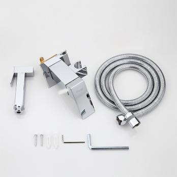 Смеситель с гигиенической лейкой 25k F7506 FRAP (встраиваемый, хром, латунь)