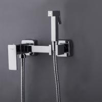 Смеситель с гигиенической лейкой 25k F7504 (хром, латунь)