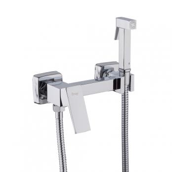 Смеситель с гигиенической лейкой 25k F7504 (хром, латунь)