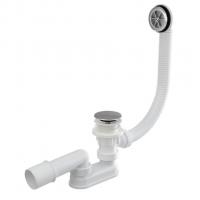 Обвязка для ванны 57 см click/clack хромирован.пластик A505CRM/AG210132160 Alcadrain