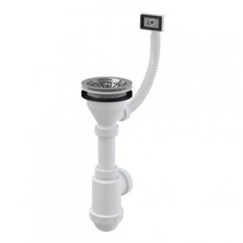 Сифон для мойки 3 1/2*40 AlcaPlast A447-DN50/40 с прямоуг переливом Alcadrain