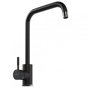 Смеситель для кухни 35к MIXLINE ML-GS12 (308) черный высок. излив