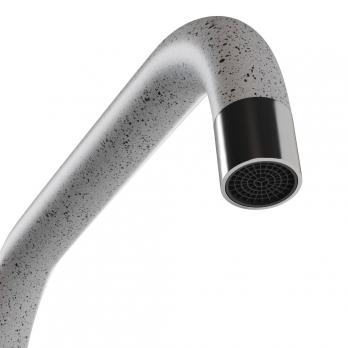 Смеситель для кухни 35к MIXLINE ML-GS12 (310) серый высок. излив