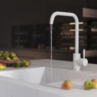 Смеситель для кухни 35к MIXLINE ML-GS12 (328) бежевый высок. излив