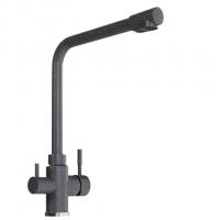 Смеситель для кухни 35к MIXLINE ML-GS13 (309) темно-серый с вых. для питьевого фильтра