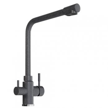 Смеситель для кухни 35к MIXLINE ML-GS13 (309) темно-серый с вых. для питьевого фильтра