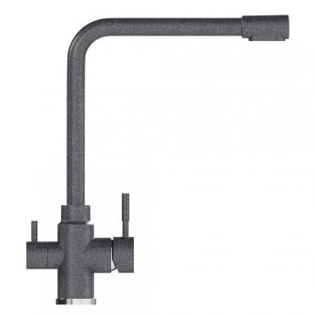 Смеситель для кухни 35к MIXLINE ML-GS13 (309) темно-серый с вых. для питьевого фильтра