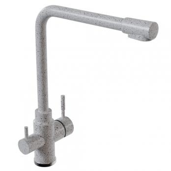Смеситель для кухни 35к MIXLINE ML-GS13 (310) серый с вых. для питьевого фильтра