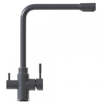 Смеситель для кухни 35к MIXLINE ML-GS13 (342) графит с вых. для питьевого фильтра
