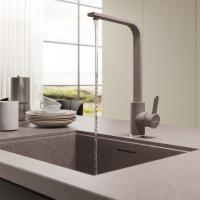 Смеситель для кухни 35к MIXLINE ML-GS14 (302) песочный высок. излив