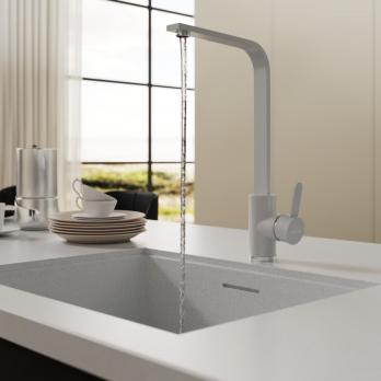 Смеситель для кухни 35к MIXLINE ML-GS14 (341) молоко высок. излив