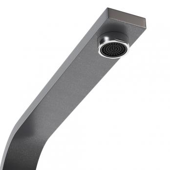 Смеситель для кухни 35к MIXLINE ML-GS14 (342) графит высок. излив