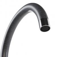 Смеситель для кухни 35к MIXLINE ML-GS15 (309) темно-серый высок. излив