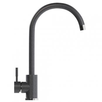 Смеситель для кухни 35к MIXLINE ML-GS15 (309) темно-серый высок. излив
