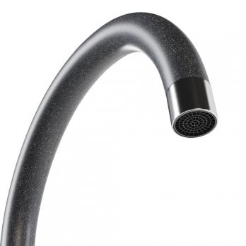 Смеситель для кухни 35к MIXLINE ML-GS15 (309) темно-серый высок. излив