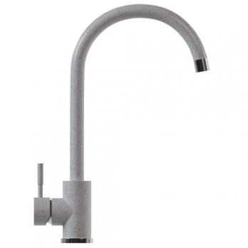 Смеситель для кухни 35к MIXLINE ML-GS15 (310) серый высок. излив