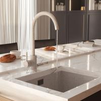 Смеситель для кухни 35к MIXLINE ML-GS15 (328) бежевый высок. излив