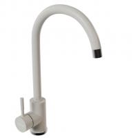 Смеситель для кухни 35к MIXLINE ML-GS15 (331) белый высок. излив