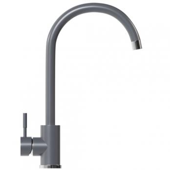 Смеситель для кухни 35к MIXLINE ML-GS15 (342) графит высок. излив