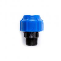 Муфта переход. ПЭ с нар. труб. резьбой 25х1/2'' (обж.)   SPEKTR