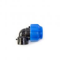 Отвод ПЭ с внутр. труб. резьбой 32х1/2" (обж.)  SPEKTR