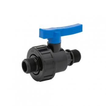 Кран шаровой нар/нар 3/4" - 3/4" ПЭ PN16 ТПК-АКВА