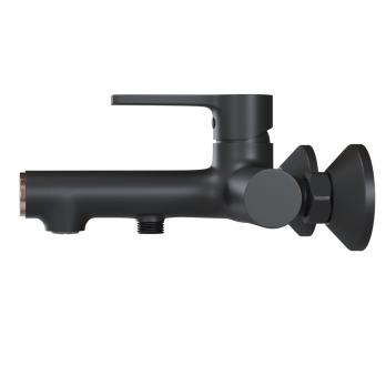 Смеситель для ванны 35k MIXLINE ML23-01 "Round Black" ЧЕРНЫЙ