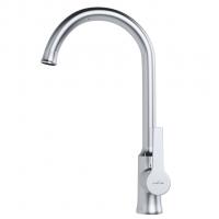 Смеситель для кухни 35k MIXLINE ML22-032 "Round" высокий излив боковая ручка