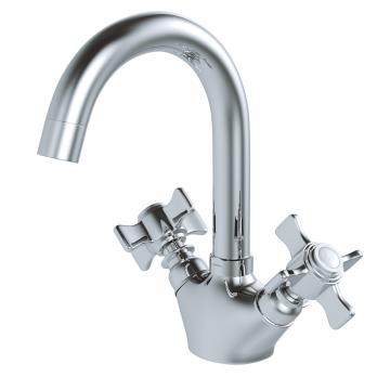 Смеситель для раковины 1/2 кер. MIXLINE ML30-042 "Classic" высокий излив