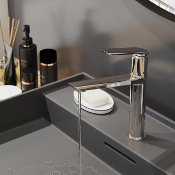 Смеситель для раковины 35k MIXLINE ML25-042 "Real" высокий излив