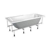 Ванна акриловая  1,6*0,7 "Strict"  (каркас+экран) (Метакам)