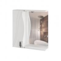 Зеркальный шкаф "ЛИМА-65" левый с подсветкой (ПВХ)