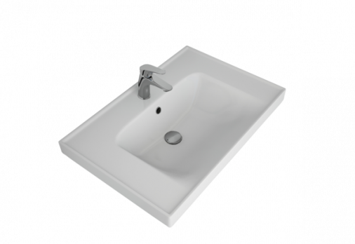 Раковина накладная "Грэйс- 70" белая (DREJA)