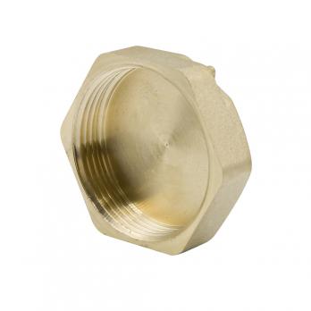 Заглушка 1 1/2'' вн ЛАТ с контр отв LEXLINE 40