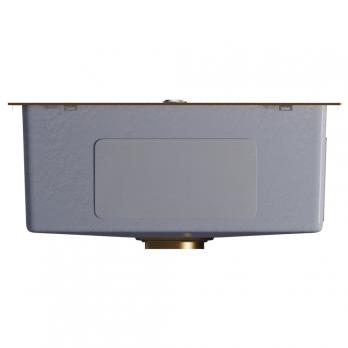 Мойка настол.монтаж 50х50 (3,0) вып 3 1/2  MIXLINE PRO С ФАСКОЙ 20см с сифоном (бронза)