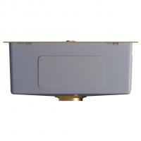 Мойка настол.монтаж 50х50 (3,0) вып 3 1/2  MIXLINE PRO С ФАСКОЙ 20см с сифоном (золото)