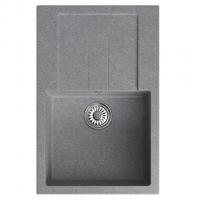 Мойка ML-GM31 КОМФОРТ с крылом, графит (342), 770*500*190мм