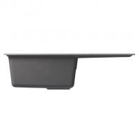 Мойка ML-GM31 КОМФОРТ с крылом, графит (342), 770*500*190мм