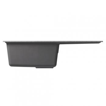 Мойка ML-GM31 КОМФОРТ с крылом, графит (342), 770*500*190мм